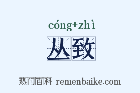 丛致是什么意思的图片